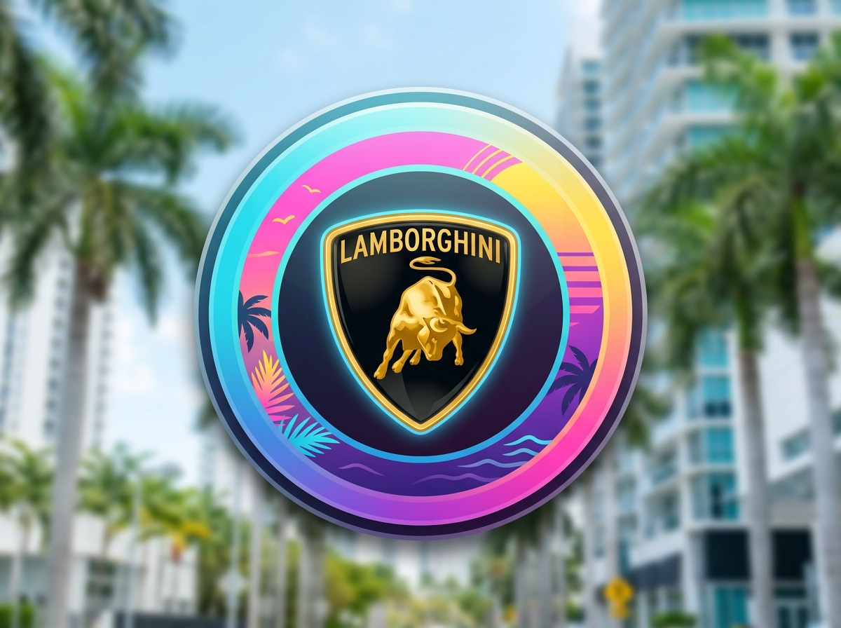 Lamborghini brand logo icon for Miami exotic car rental filter